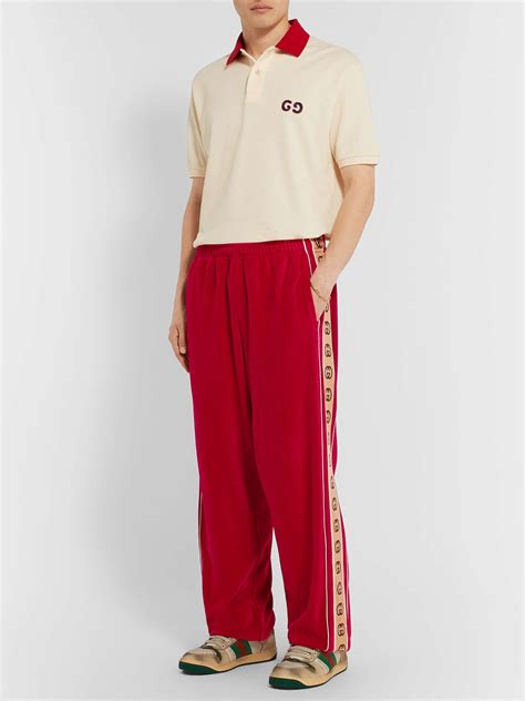 bootleg gucci velvet sweat pants|gucci t shirt logo.